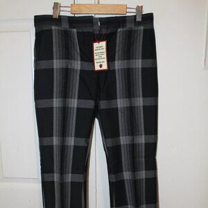Alexander McQueen Pants Gray Plaid Crop Flare Runway NWT 2017 $1,145